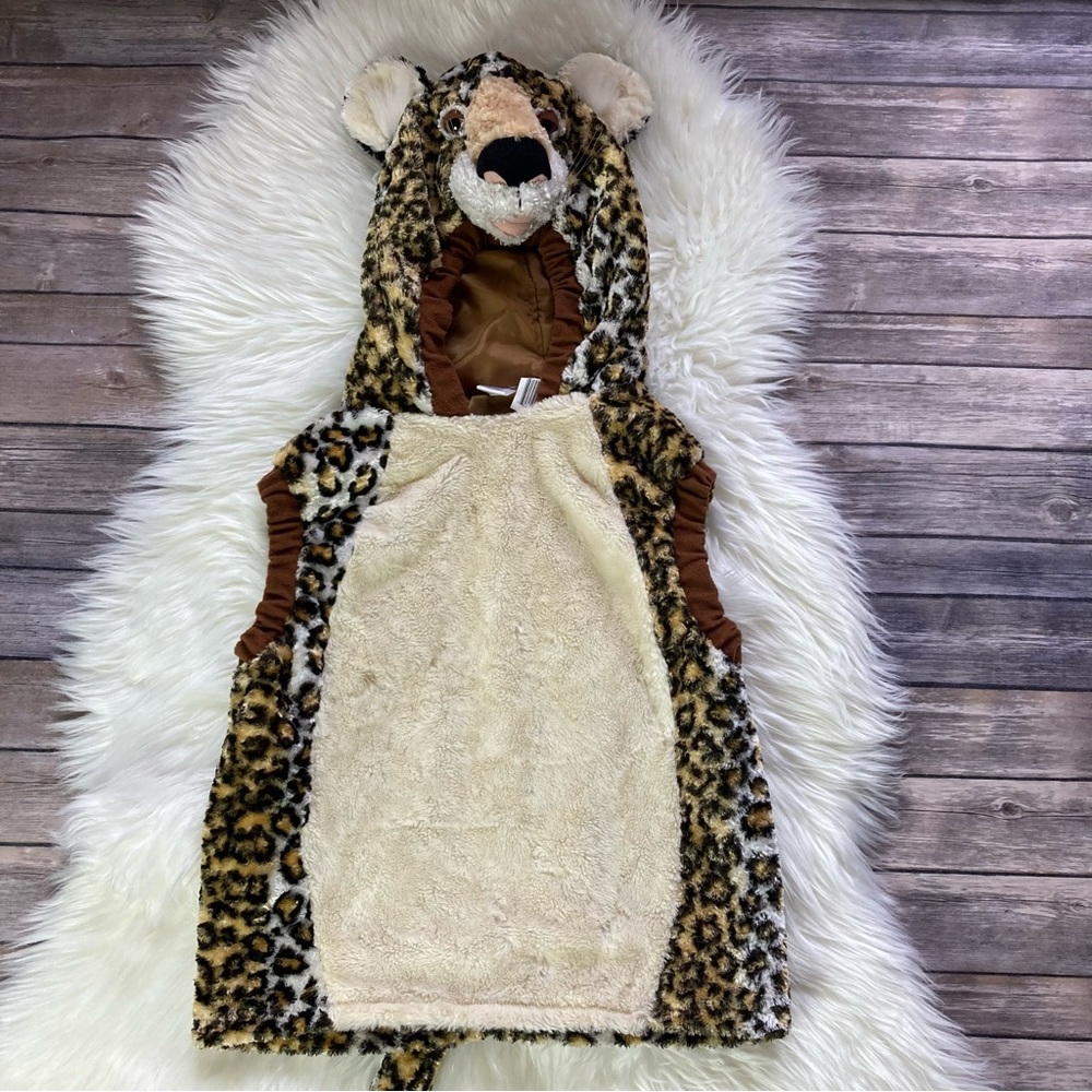 Vintage Leopard Halloween Costume Unisex Little Kid Size 4T-5T